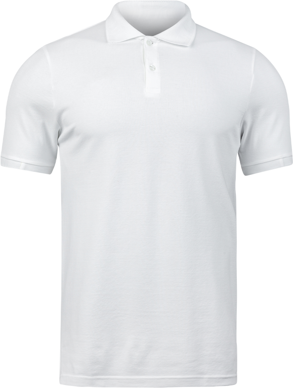 White Polo Shirt Cutout